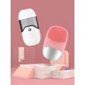 Newstyle Bright Pink Mini Silicone Electric Sonic Skin Massager Facial Cleansing Brush